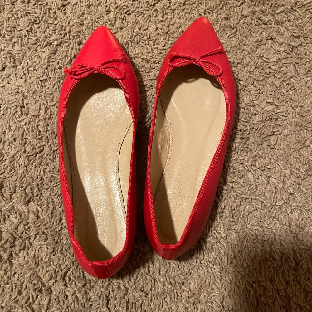 Kate spade red flats